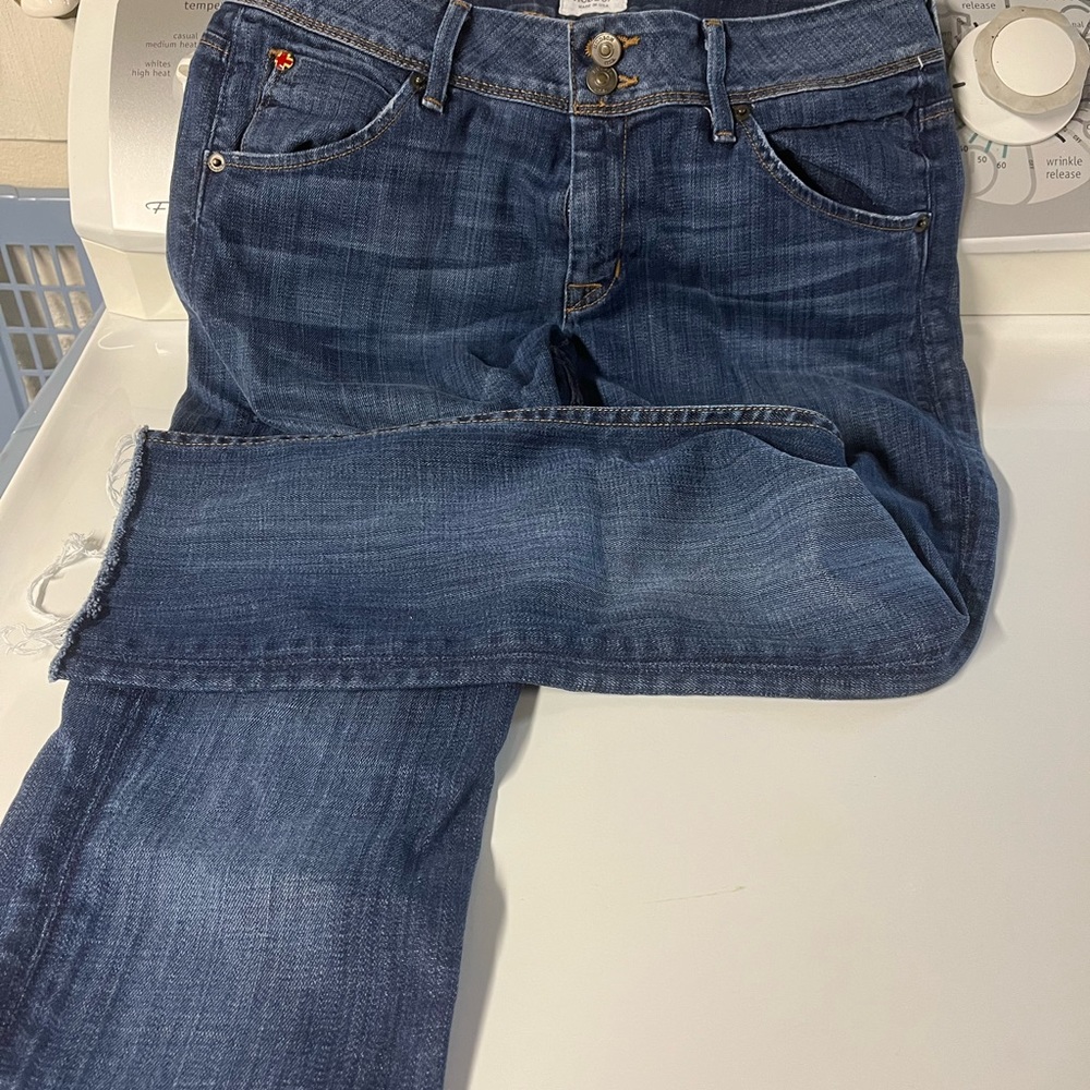 Hudson blue cut off cuffed style cropped jeans Size 29